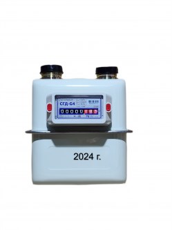 Счетчик газа СГД-G4ТК с термокорректором (вход газа левый, 110мм, резьба 1 1/4") г. Орёл 2024 год выпуска Загарск